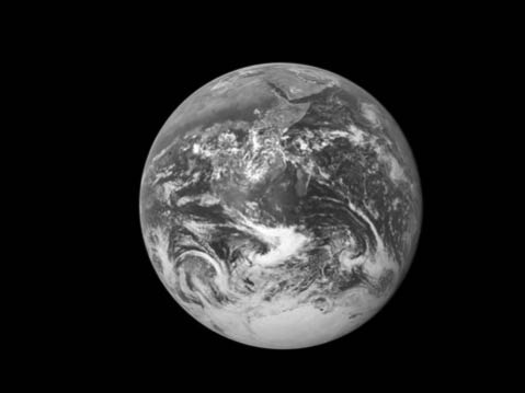 Apollo 17 photograph of the Earth.